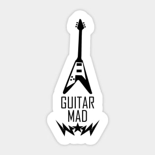 guitar mad Sticker